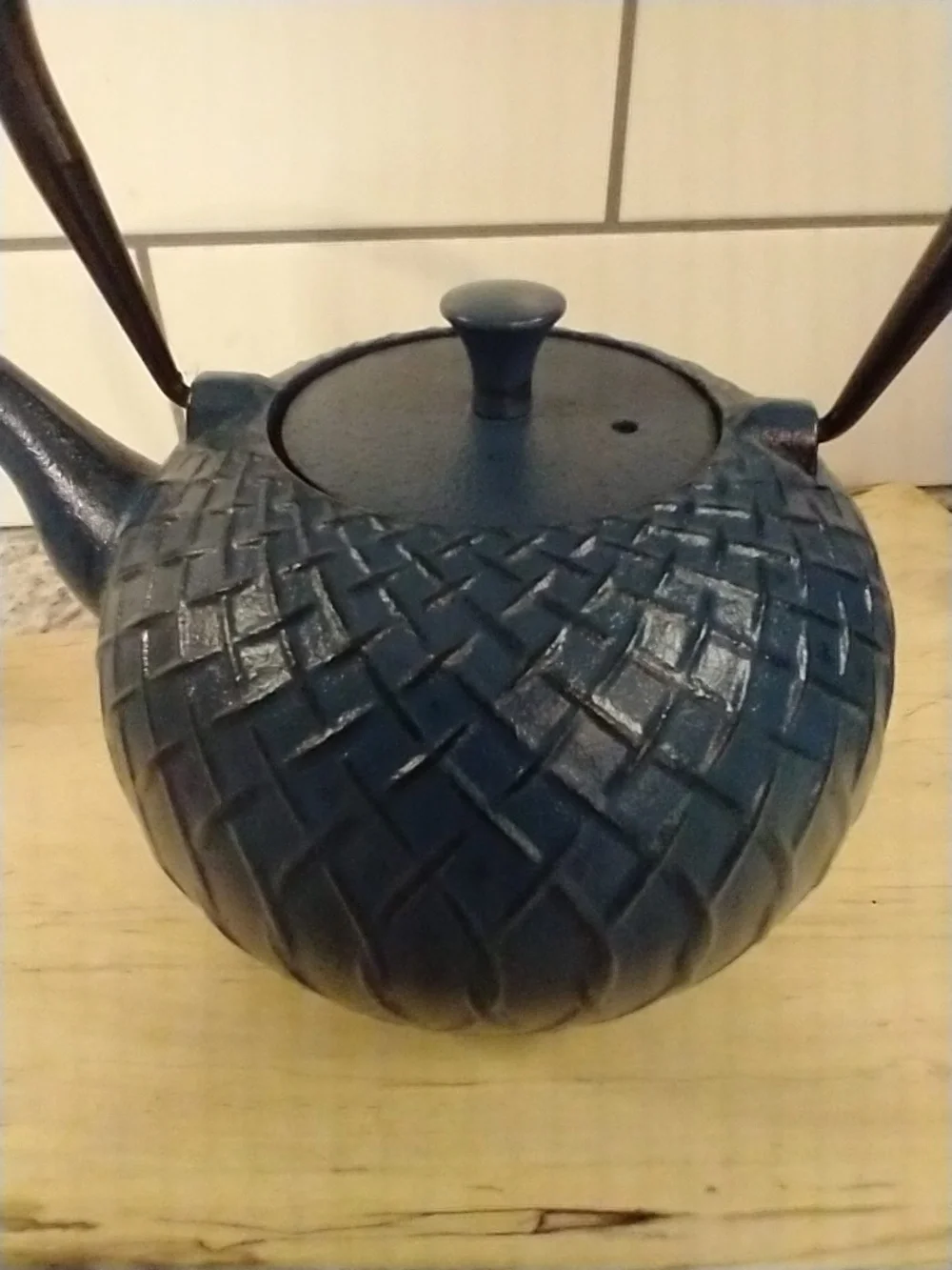 Toptier Japanese Cast Iron Tea Kettle for Stove Top